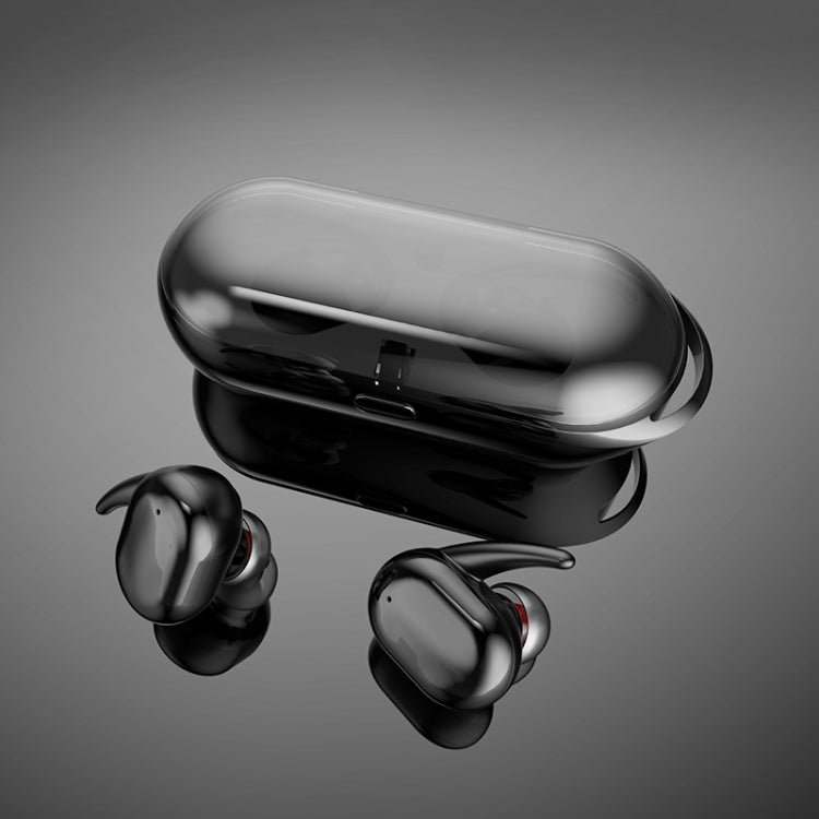 TWS 5.0 Binaural Wireless Touch Sensor Bluetooth Headset(Black)
