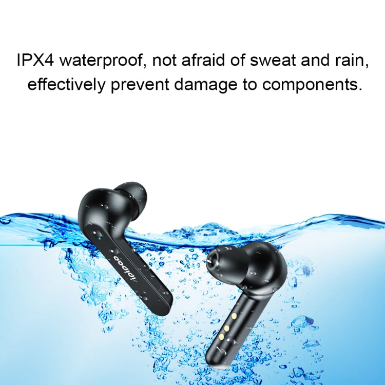 ipipoo TP-2 TWS Bluetooth V5.0 Headset(Black)