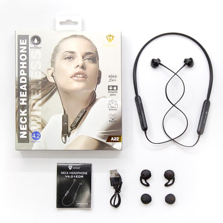 Lenyes A22 Sports Style In-Ear Stereo Wireless Bluetooth Headphones