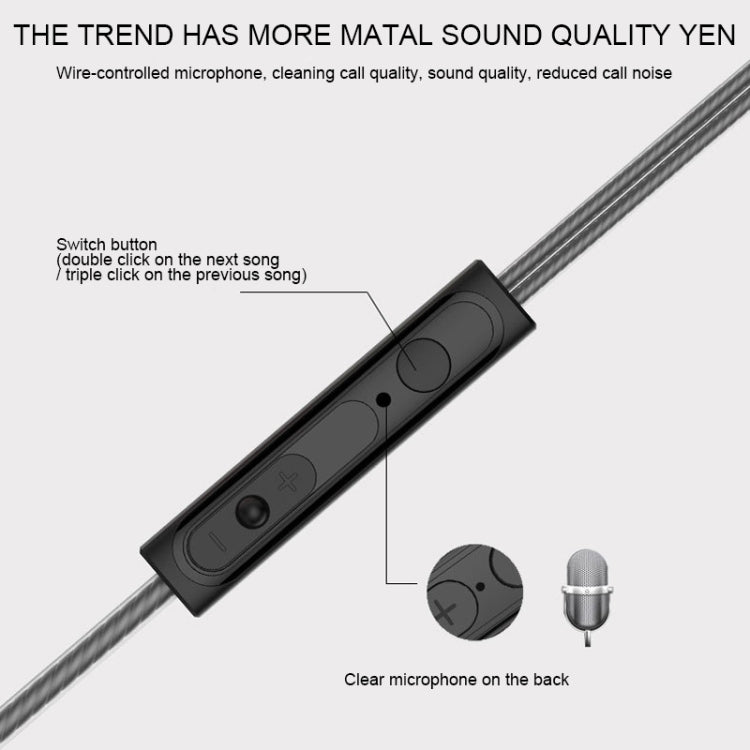 Lenyes LF12 In Ear 3.5mm Interface Wired Earphones with Mic