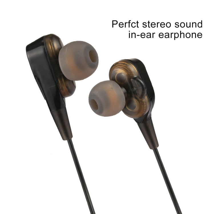 X8 Noise Cancelling 4 Drivers Moving Coil In-Ear Wired 3.5mm Sports Earphones Headset with Mic, For iPhone, Samsung, HTC, Sony and other Smartphones
