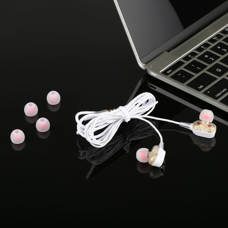 X8 Noise Cancelling 4 Drivers Moving Coil In-Ear Wired 3.5mm Sports Earphones Headset with Mic, For iPhone, Samsung, HTC, Sony and other Smartphones