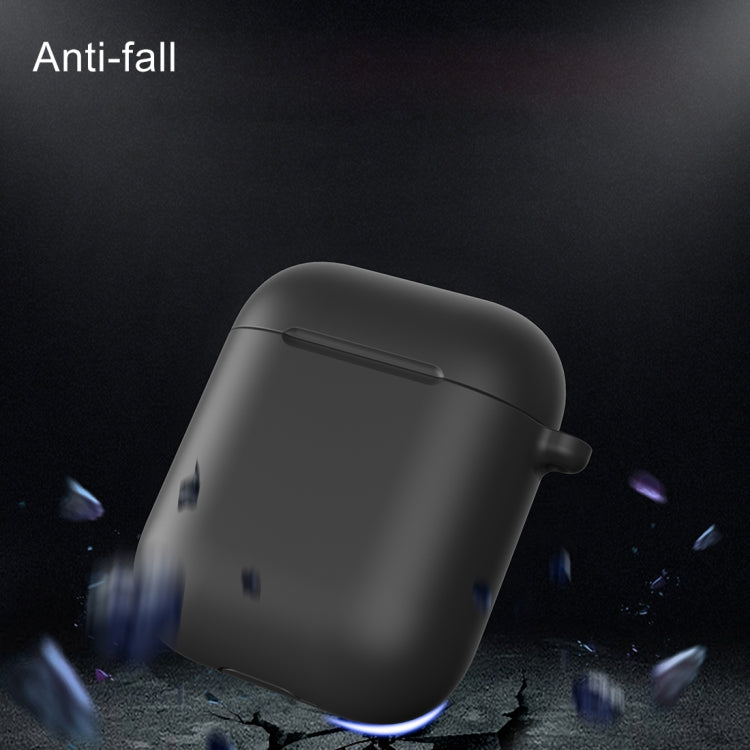 HX-0010-CMD Anti-fall Wireless Bluetooth Earphone Silicone Protective Case for Apple AirPods 1