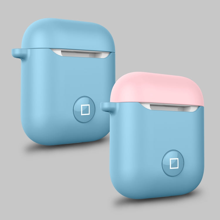 HX-0010-CMD Anti-fall Wireless Bluetooth Earphone Silicone Protective Case for Apple AirPods 1