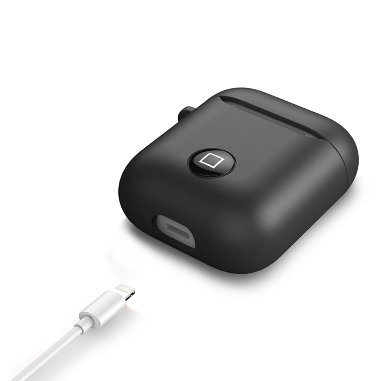 HX-0010-CMD Anti-fall Wireless Bluetooth Earphone Silicone Protective Case for Apple AirPods 1