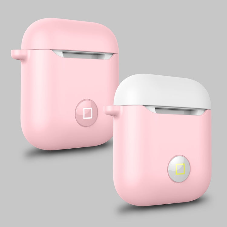 HX-0010-CMD Anti-fall Wireless Bluetooth Earphone Silicone Protective Case for Apple AirPods 1