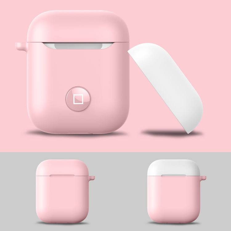 HX-0010-CMD Anti-fall Wireless Bluetooth Earphone Silicone Protective Case for Apple AirPods 1