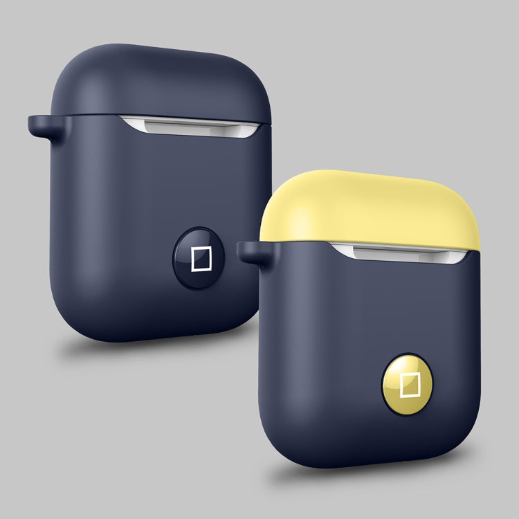 HX-0010-CMD Anti-fall Wireless Bluetooth Earphone Silicone Protective Case for Apple AirPods 1