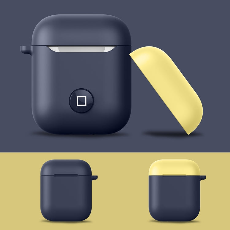 HX-0010-CMD Anti-fall Wireless Bluetooth Earphone Silicone Protective Case for Apple AirPods 1
