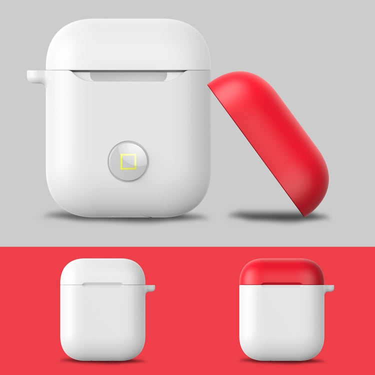 HX-0010-CMD Anti-fall Wireless Bluetooth Earphone Silicone Protective Case for Apple AirPods 1