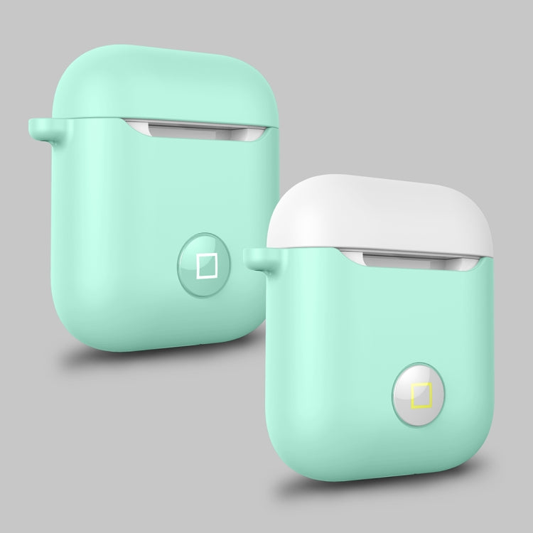 HX-0010-CMD Anti-fall Wireless Bluetooth Earphone Silicone Protective Case for Apple AirPods 1