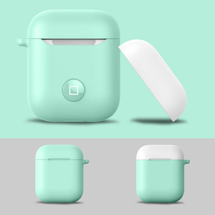 HX-0010-CMD Anti-fall Wireless Bluetooth Earphone Silicone Protective Case for Apple AirPods 1