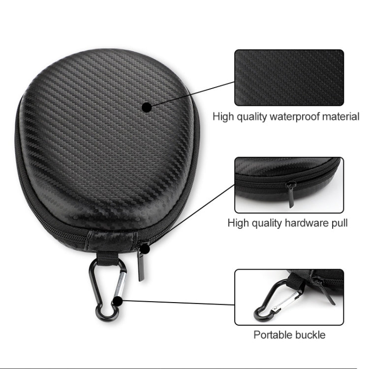 Portable Waterproof Anti-stress Bluetooth Earphone Data Cable Storage Protection Box for Beats X