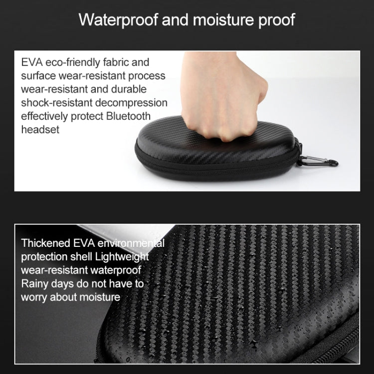 Portable Waterproof Anti-stress Bluetooth Earphone Data Cable Storage Protection Box for Beats X
