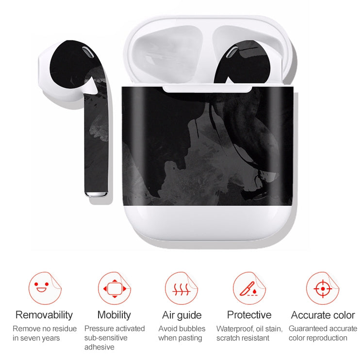 DRAP-501 Airpods Earphones Full Coverage Sticker Earphone Box Anti-lost Protective Film