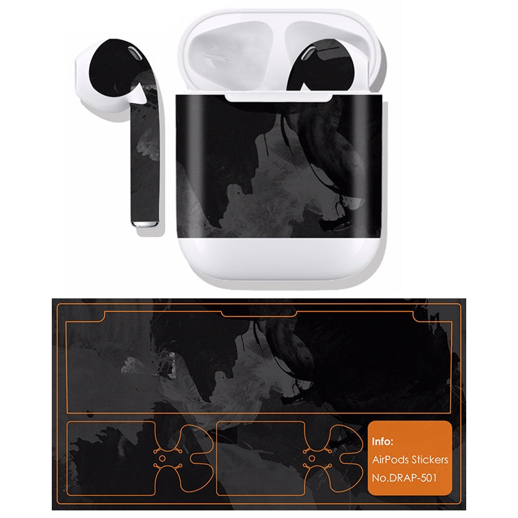 DRAP-501 Airpods Earphones Full Coverage Sticker Earphone Box Anti-lost Protective Film