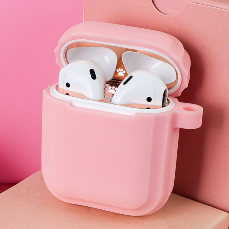 Cat Claw Pattern Metal Dustproof Protective Sticker for Apple AirPods 1/2