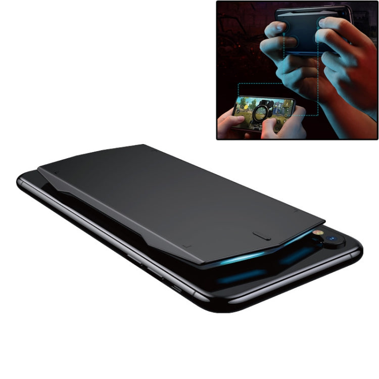 ROCK Six-finger Linkage Bluetooth 4.0 Touch Auxiliary Gamepad for iOS System (Black)