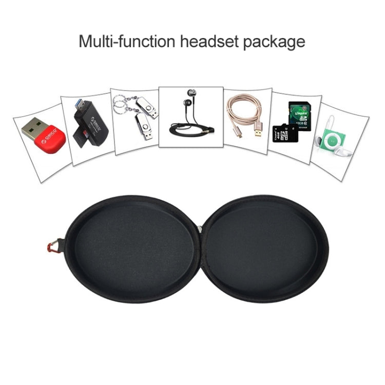 Portable EVA Shockproof Multi-function Storage Bag for Sony Folding Large Headphones, Size: 190 x 145 x 75mm