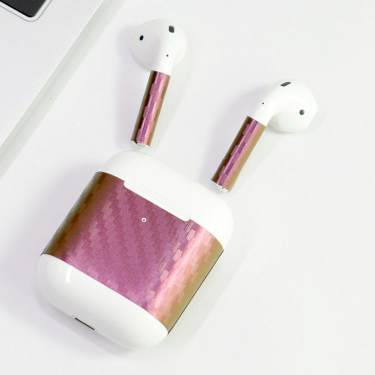 Wireless Earphones Charging Box Protective Film Dustproof Sticker for Apple AirPods 2(Blue)