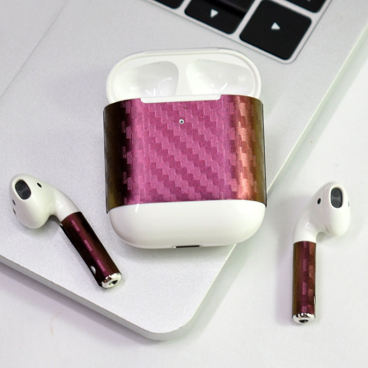 Wireless Earphones Charging Box Protective Film Dustproof Sticker for Apple AirPods 2(Blue)