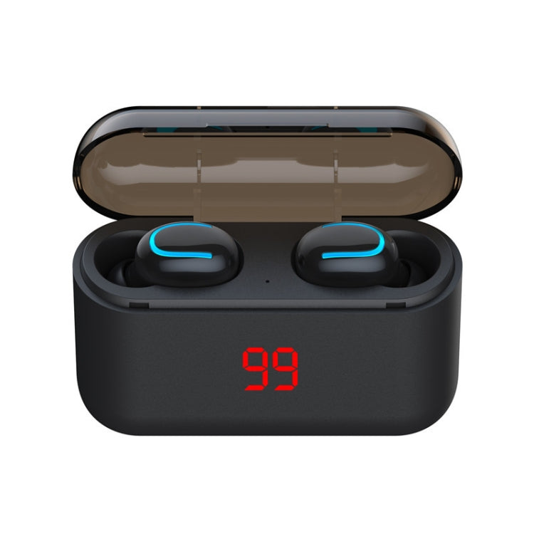 HBQ-Q32 TWS Bluetooth 5.0 Binaural Stereo Wireless Sports Bluetooth Earphone with Charging Box & Digital Display