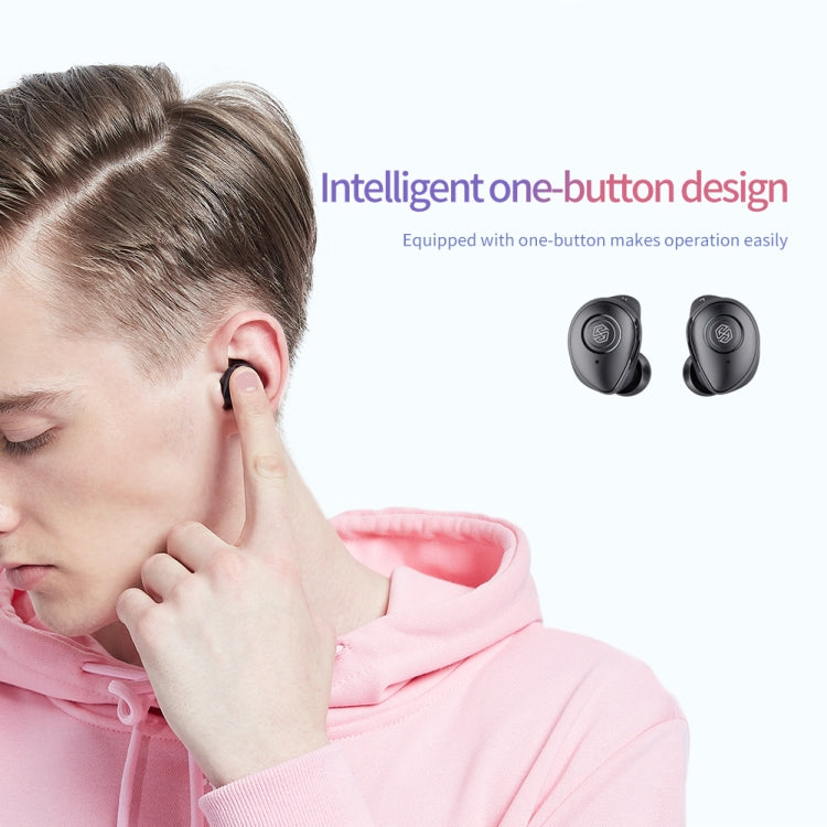 NILLKIN Bluetooth 5.0 Go TWS Waterproof Sport Wireless Bluetooth Earphones(Black)