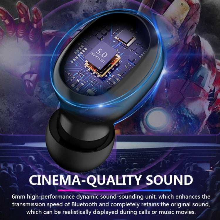 Langsdom F178 TWS Bluetooth 5.0 Touch Wireless Earphone with Charging Box