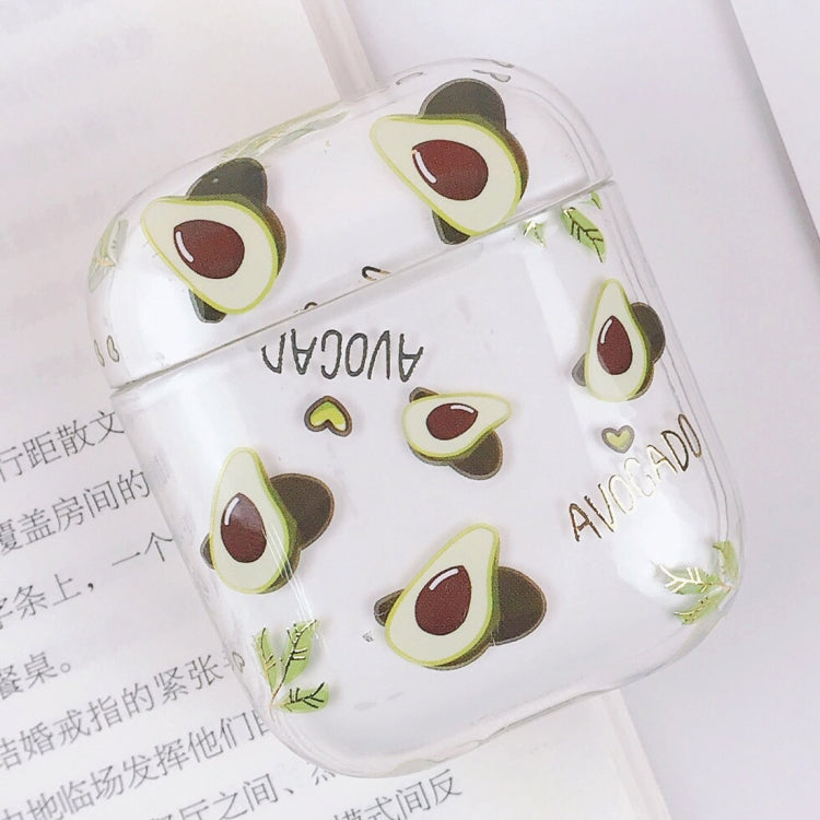 PC Water Decal Gilding Earphone Protective Case for Airpods 1 / 2, Pattern: