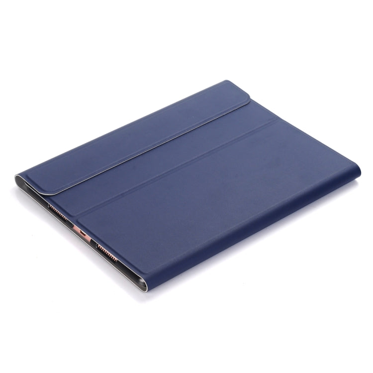 A102 For iPad 10.2 inch Ultra-thin Detachable Bluetooth Keyboard Leather Tablet Case with Stand Function