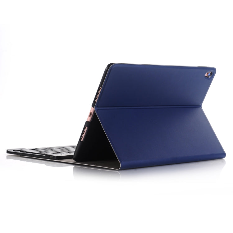 A102 For iPad 10.2 inch Ultra-thin Detachable Bluetooth Keyboard Leather Tablet Case with Stand Function
