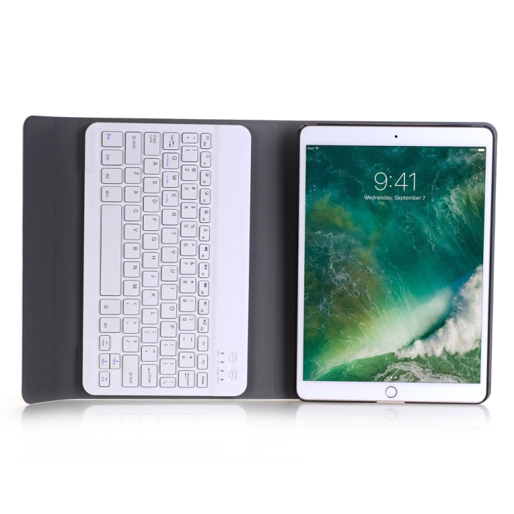A102 For iPad 10.2 inch Ultra-thin Detachable Bluetooth Keyboard Leather Tablet Case with Stand Function