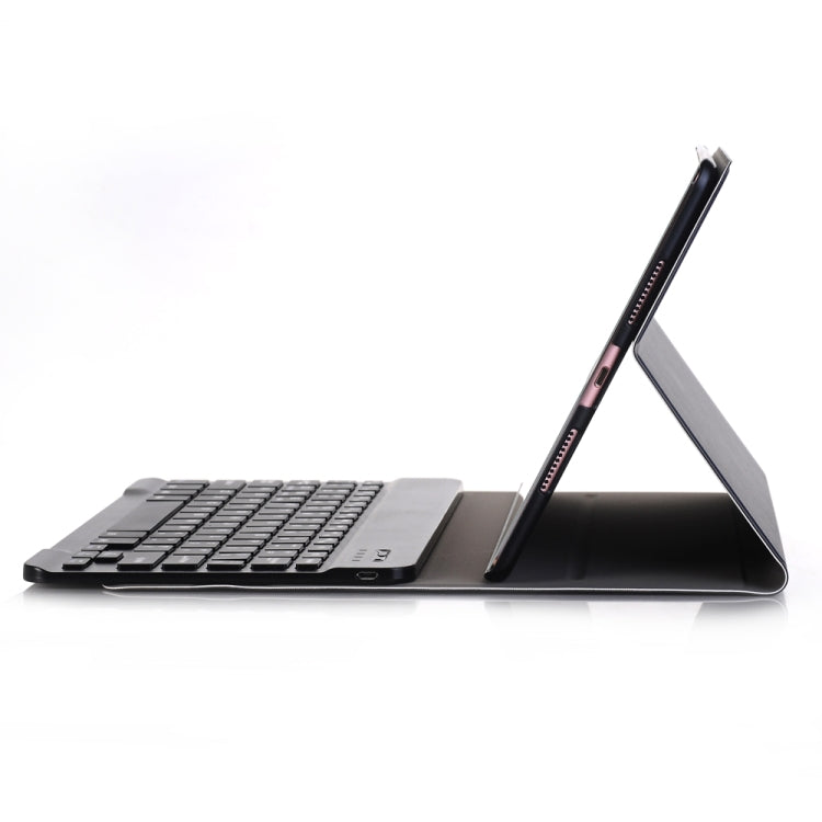 A102 For iPad 10.2 inch Ultra-thin Detachable Bluetooth Keyboard Leather Tablet Case with Stand Function
