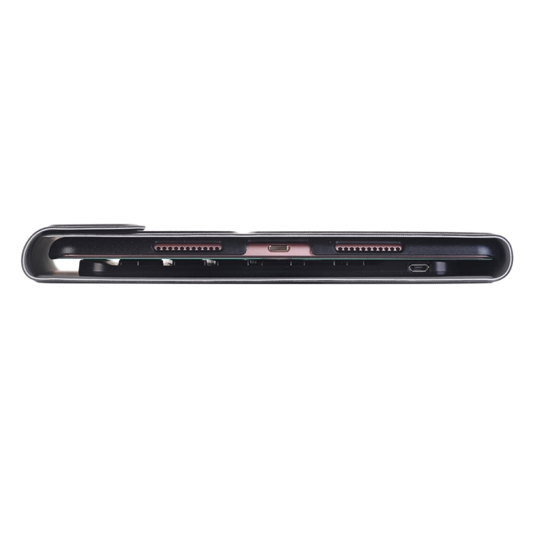 A102 For iPad 10.2 inch Ultra-thin Detachable Bluetooth Keyboard Leather Tablet Case with Stand Function