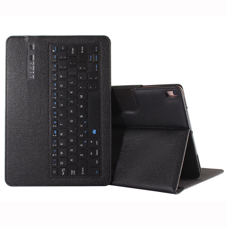 IP09 For iPad 10.2 inch Litchi Texture Detachable ABS Bluetooth Keyboard Leather Tablet Case with Stand Function