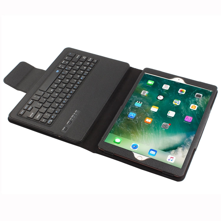 IP09 For iPad 10.2 inch Litchi Texture Detachable ABS Bluetooth Keyboard Leather Tablet Case with Stand Function