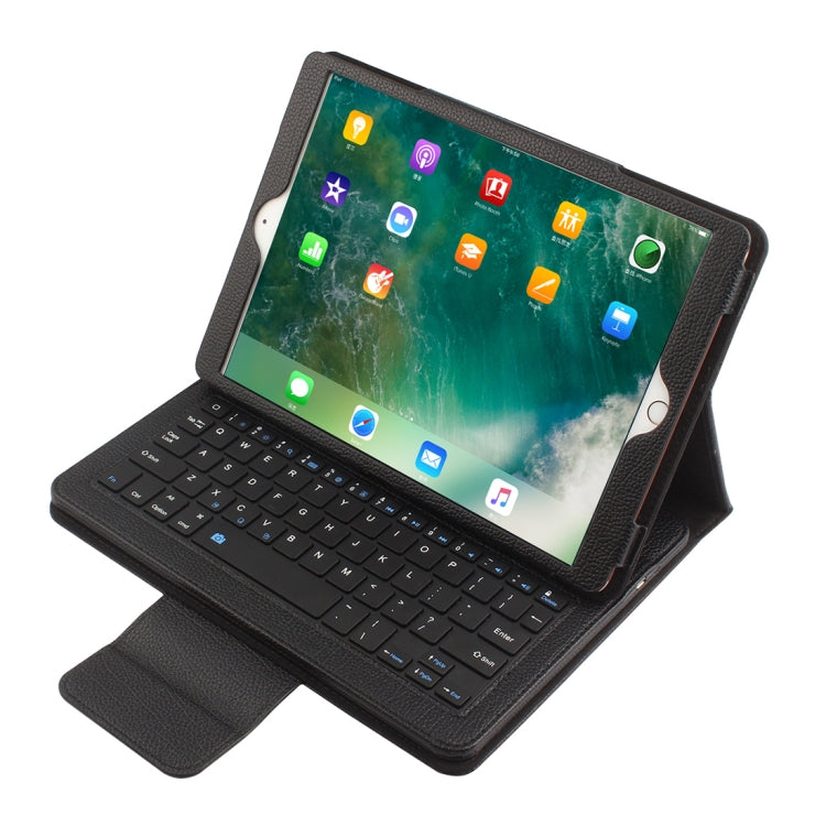 IP09 For iPad 10.2 inch Litchi Texture Detachable ABS Bluetooth Keyboard Leather Tablet Case with Stand Function