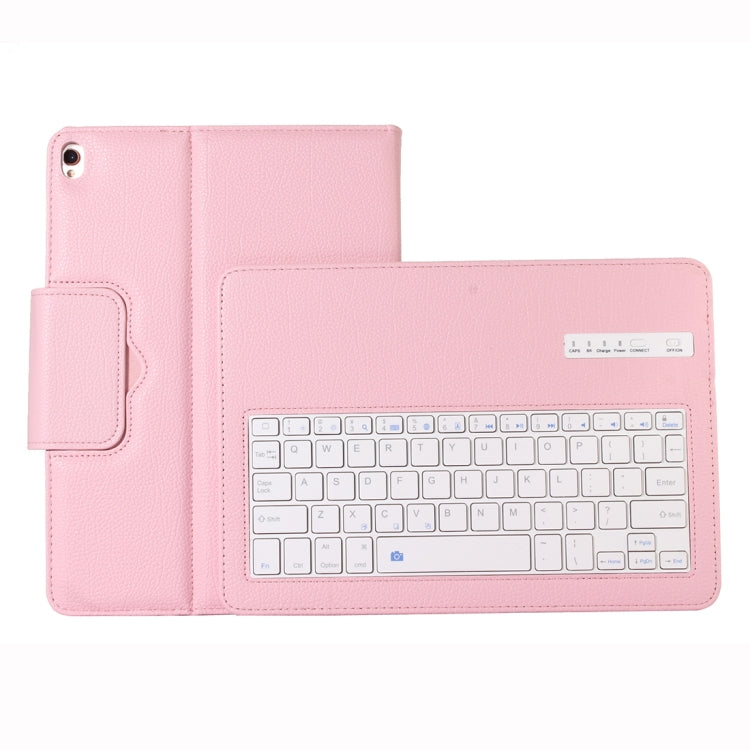 IP09 For iPad 10.2 inch Litchi Texture Detachable ABS Bluetooth Keyboard Leather Tablet Case with Stand Function