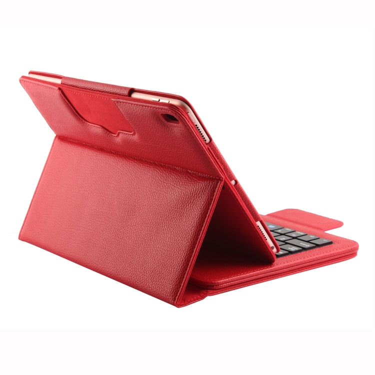 IP09 For iPad 10.2 inch Litchi Texture Detachable ABS Bluetooth Keyboard Leather Tablet Case with Stand Function