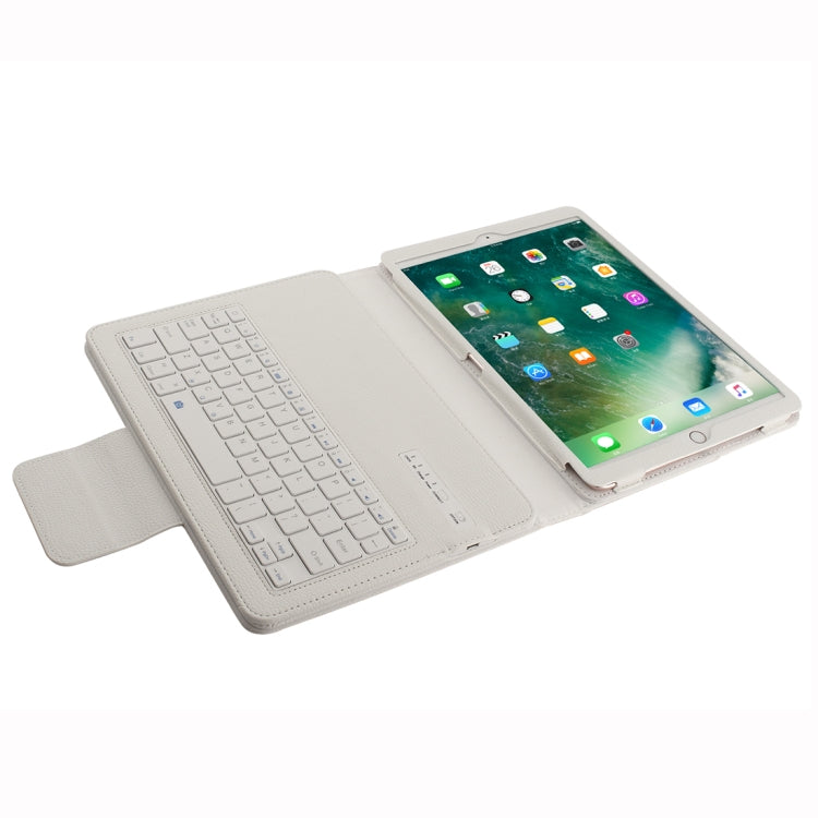 IP09 For iPad 10.2 inch Litchi Texture Detachable ABS Bluetooth Keyboard Leather Tablet Case with Stand Function