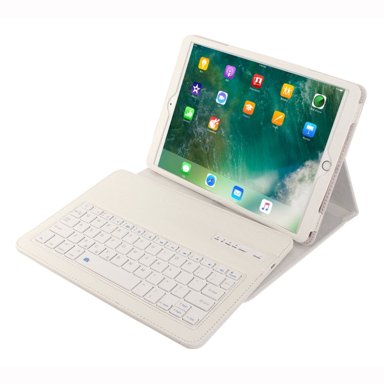 IP09 For iPad 10.2 inch Litchi Texture Detachable ABS Bluetooth Keyboard Leather Tablet Case with Stand Function