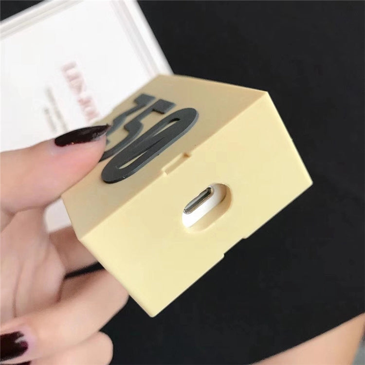 Wireless Earphones 350 Shoe Box Shape Silicone Protective Case for Apple AirPods 1 / 2