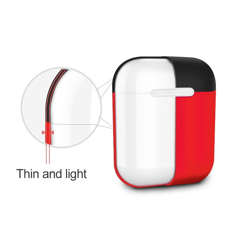 Wireless Earphones Shockproof Horn Shape Silicone Protective Case for Apple AirPods 1 / 2