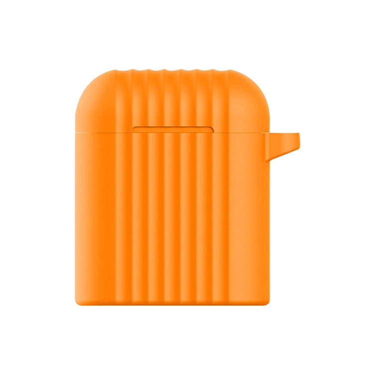 Wireless Earphones Shockproof Draw-bar Frame Silicone Protective Case for Apple AirPods 1 / 2
