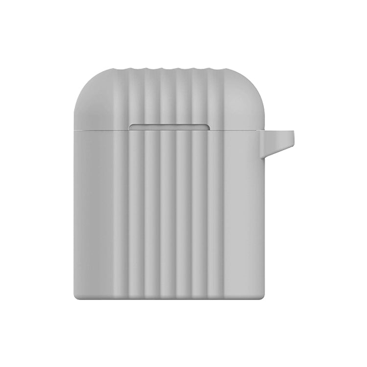 Wireless Earphones Shockproof Draw-bar Frame Silicone Protective Case for Apple AirPods 1 / 2