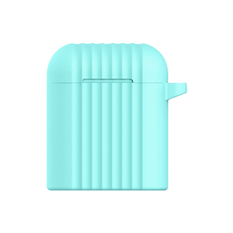Wireless Earphones Shockproof Draw-bar Frame Silicone Protective Case for Apple AirPods 1 / 2