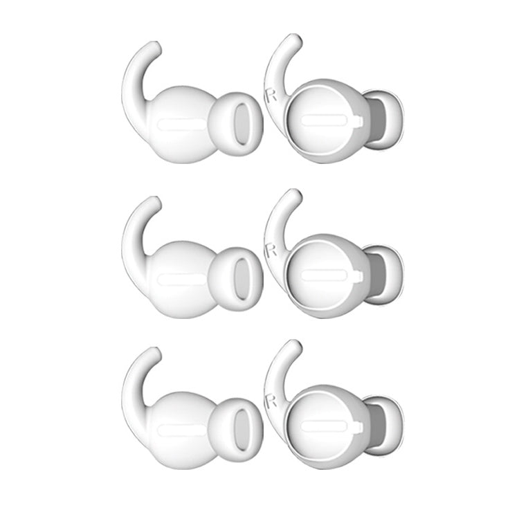 3 Pairs Wireless Earphones Denoise Silicone Earplug Protective Case for Apple AirPods 1 / 2