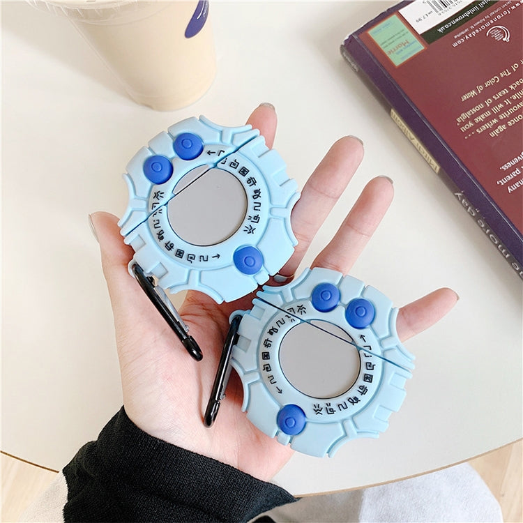 Wireless Earphones Shockproof Digital Monster Silicone Protective Case for Apple AirPods 1 / 2