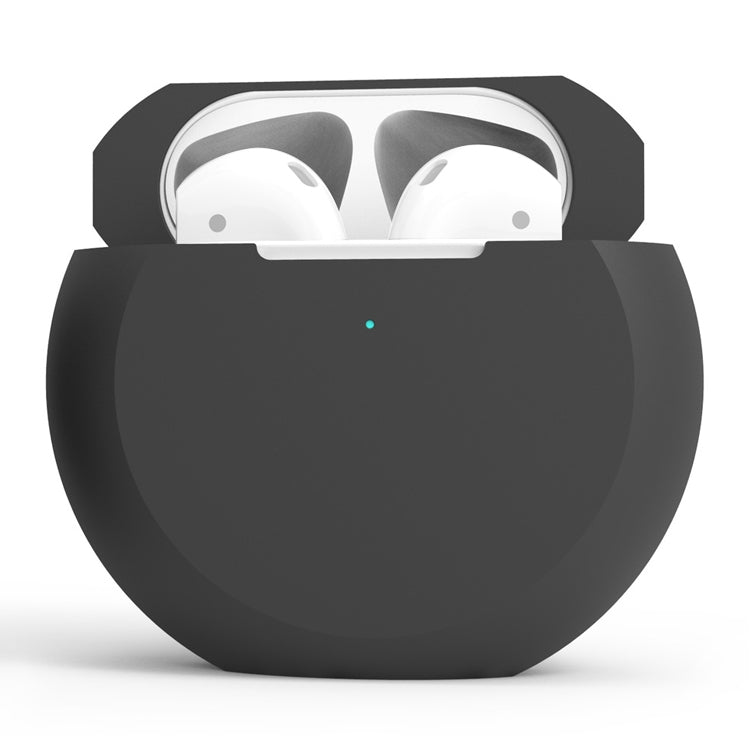 Wireless Earphones Shockproof Flat Bottom Silicone Protective Case for Apple AirPods 1 / 2