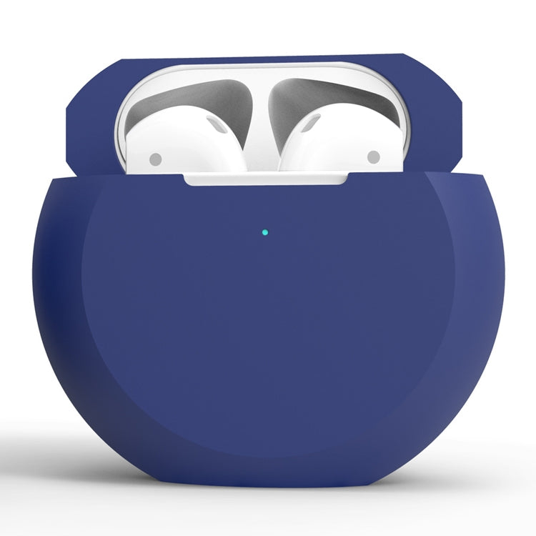 Wireless Earphones Shockproof Flat Bottom Silicone Protective Case for Apple AirPods 1 / 2